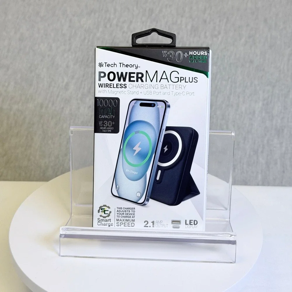 Tech Theory PowerMag Plus 10000mAh & Nicole Miller StyleSound Earbuds Bundle